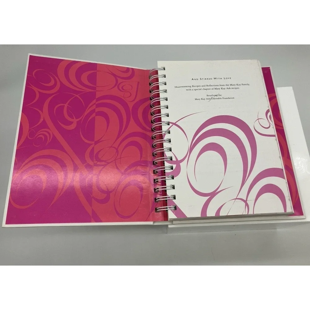 And Stirred With Love by The Mary Kay Family Ring Bound‎ Cookbook Mary Kay Ash